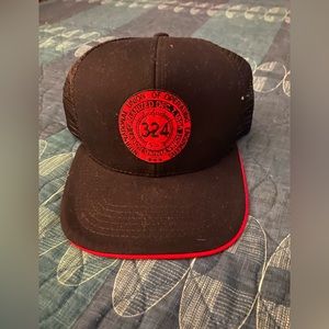 Vintage 1980's LOCAL UNION 324 OPERATING ENGINEERS DETROIT SNAPBACK HAT CAP *